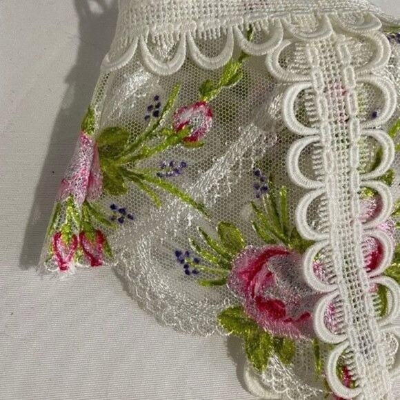 For Love & Lemons Trellis Rose Garter Belt New Womens XXS - Picture 11 of 14